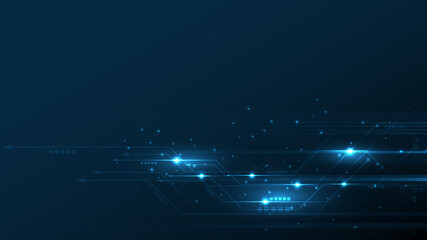 Abstract technology background Hi-tech communication concept innovation background vector illustration