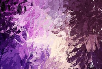 Dark Purple, Pink vector template with chaotic shapes.
