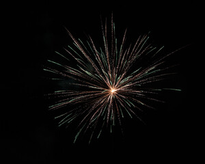Fototapeta premium fireworks in the night sky
