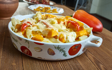 Squash, ricotta  sage pasta bake