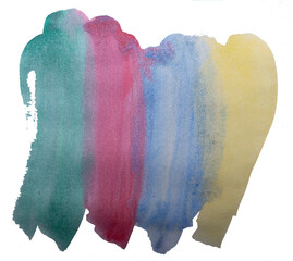 Colorful Water Color Paint Texture