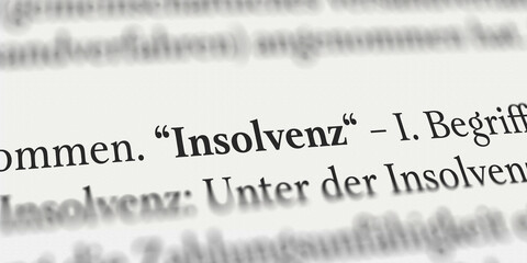Insolvenz im Buch