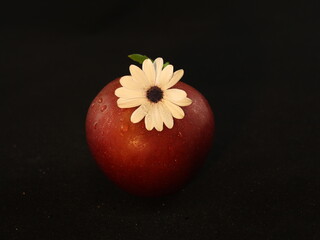 Red apple aroma flower quality delicious natural flavor