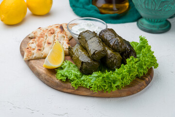 Dolma with meat, greek style kitchen