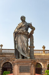 Fototapeta na wymiar Statue of Carl Maria von Weber in Dresden, Germany