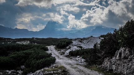 Salzkammergut is an Austrian region of lakes and Alpine ranges near Salzburg.