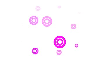 Light Purple, Pink vector pattern with spheres.