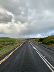 road in the countryside