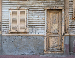 Old window and door, Texture and Background