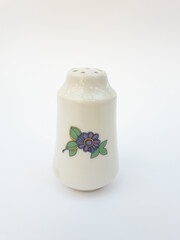 Midcentury modern salt cellar - porcelain kitchen dish