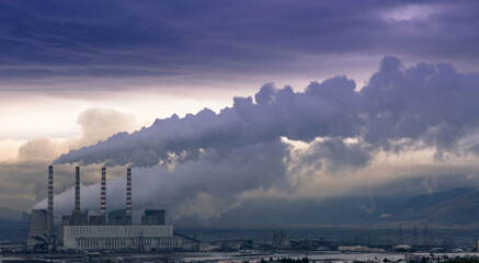 Power plant in the region of Ptolemaida, the 