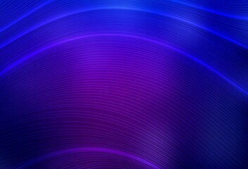 Dark Purple, Pink vector blurred bright pattern.