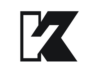 k initial logo letters and logo designs