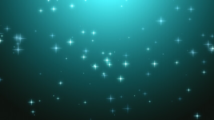 Christmas green mint starry background.Diwali festival holiday design.