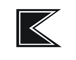 k creative initial logo letters and logo designs
