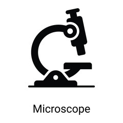 microscope isolated on white background
