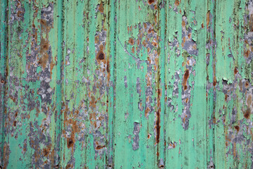 peeling paint metal texture rough grunge green background