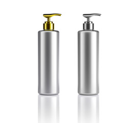 Bottle 3d render on white background. Product design.