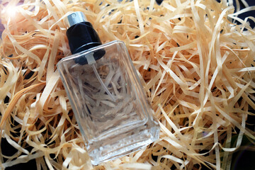 Empty perfume bottle. Perfume for men. - 381137311