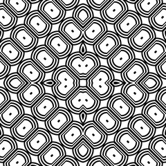 Fototapeta premium Design seamless monochrome pattern