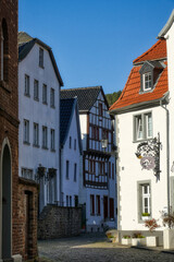 Fototapeta na wymiar Gasse in der Altstadt von Bad Münstereifel