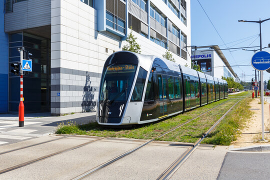 Tram Luxtram Train Transit Transport In Luxembourg