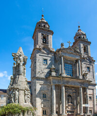 Obraz premium Convent in Santiago de Compostela (in Spanish Convento de San Francisco) Northern Spain Galicia 