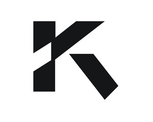 k initial logo letters and logo designs