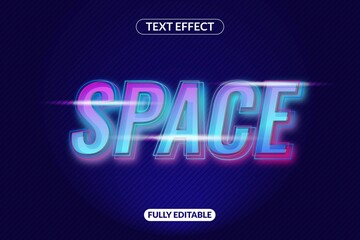 Text Effect Space for advertising, social media branding, Title and many More