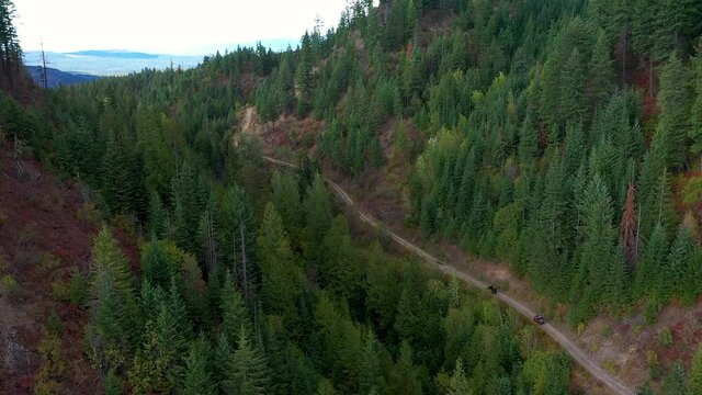 Atv 4x4 in the mountains