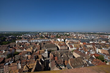 Fototapeta na wymiar Straßburg Blick vom Münster