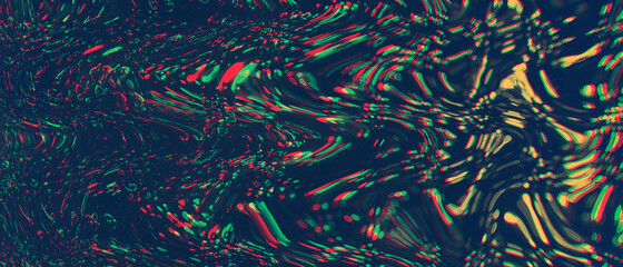 Abstract glitchy hypnotic background