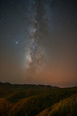 Milky Way in the Garajonay National Park, La Gomera