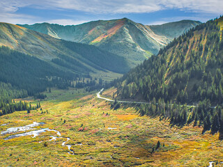 Fall in the Colorado Rockies Independence Pass