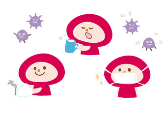 【そざい人】うがい・てあらい・マスク