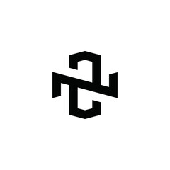 N logo alphabet vector icon illustrations