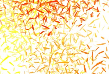 Light Red, Yellow vector template with repeated sticks.