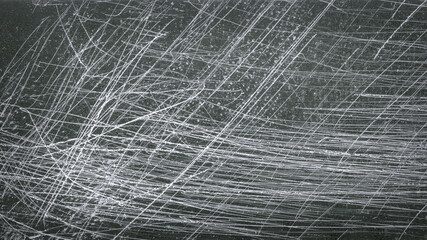 Noisy film frame with heavy scratches, dust and grain