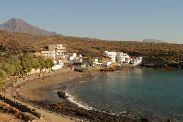 Fototapeta na wymiar The beautiful coastline on the island of Tenerife in Spain