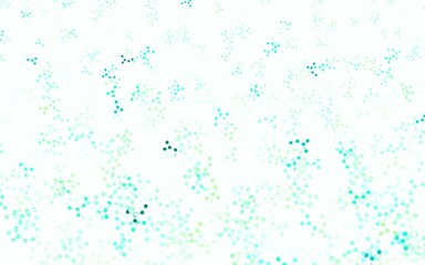 Light Blue, Green vector texture with artificial intelligence concept.