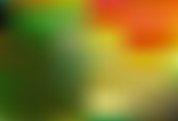 Dark Green, Yellow vector glossy abstract layout.