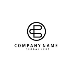 letter B logo creative illustration template concept template vector design