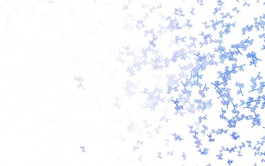 Light Purple vector doodle background with branches.