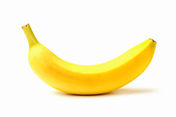 banana on a white background close-up. isolate
