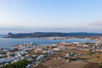 Fototapeta na wymiar Sant Antoni de Portmany - Ibiza Island- Balearic Islands