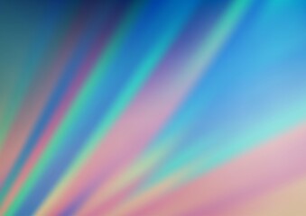 Light BLUE vector layout with flat lines. Decorative shining illustration with lines on abstract template. Smart design for your business advert.