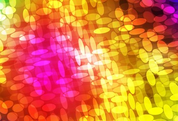 Dark Multicolor vector pattern with spheres.