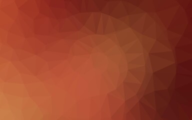 Obraz premium Light Red vector triangle mosaic cover. Glitter abstract illustration with an elegant design. Template for your brand book.