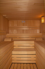 Fototapeta na wymiar interior of sauna