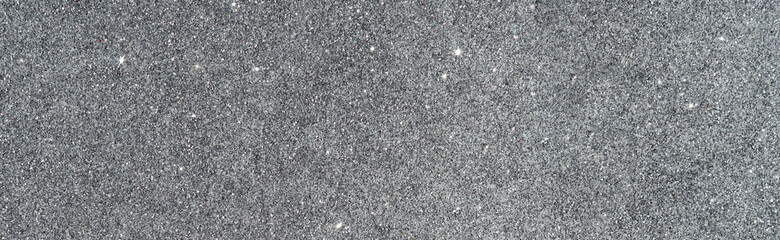 silver sparkle  texture banner. glitter background , festive . Xmas, holiday, party  abstract backdrop with copy space.